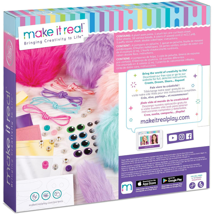 Kit de création de porte-clés Make it Real - Fluffy Friend