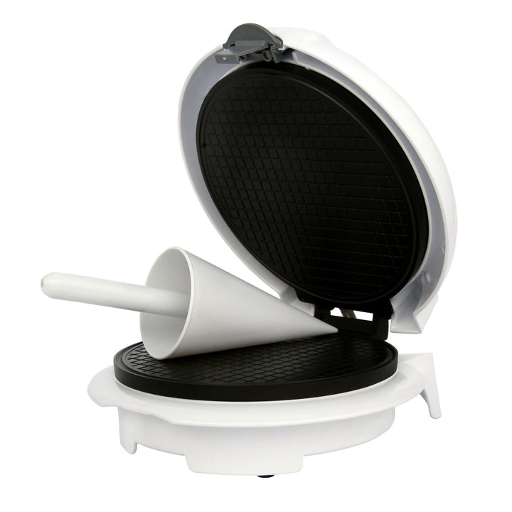 Appareil à gaufrettes Adler, température réglable en continu, 1500W, blanc, AD 3038