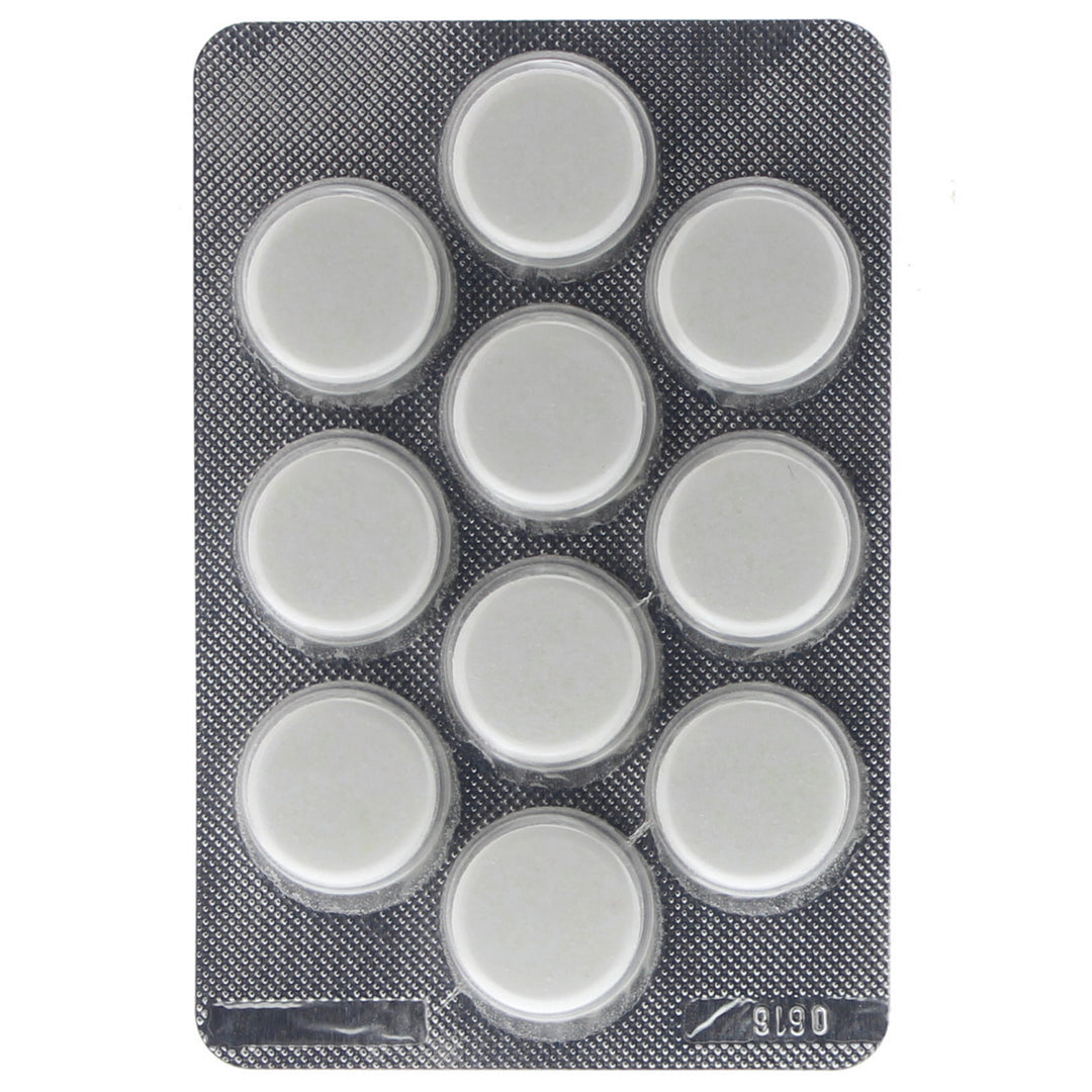 6 pastilles pour le détartrage des machines à café, etc. + 10 pastilles pour le nettoyage des machines à café