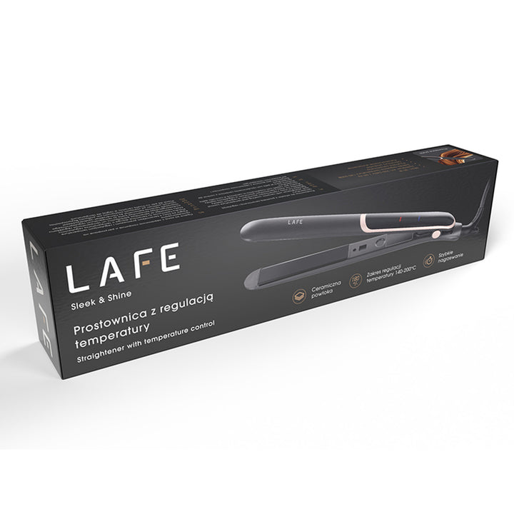 Lisseur LAFE à température contrôlée, 35W, revêtement céramique, Lisseur Sleek & Shine