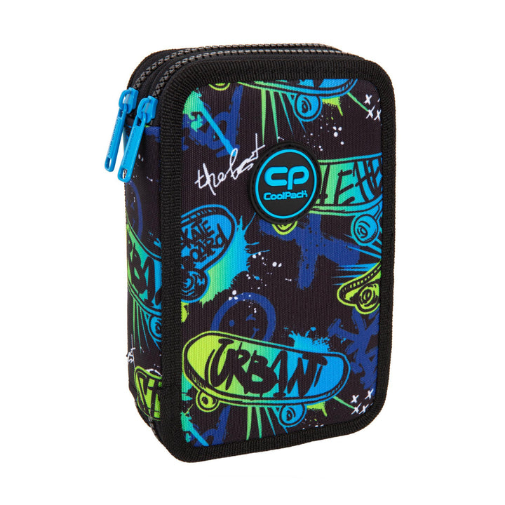 CoolPack Jumper 2 Skate Night double trousse scolaire avec accessoires F066930