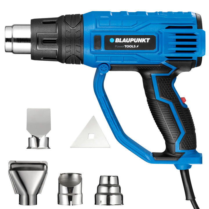 Pistolet thermique Blaupunkt, 2000W, contrôle de la soufflerie, plage 350-600°C, HG2010
