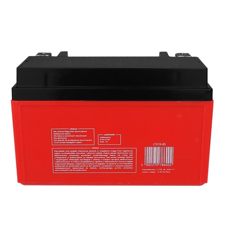 Batterie gel Lamex, moto, 12V, 7Ah, LTX7A-BS