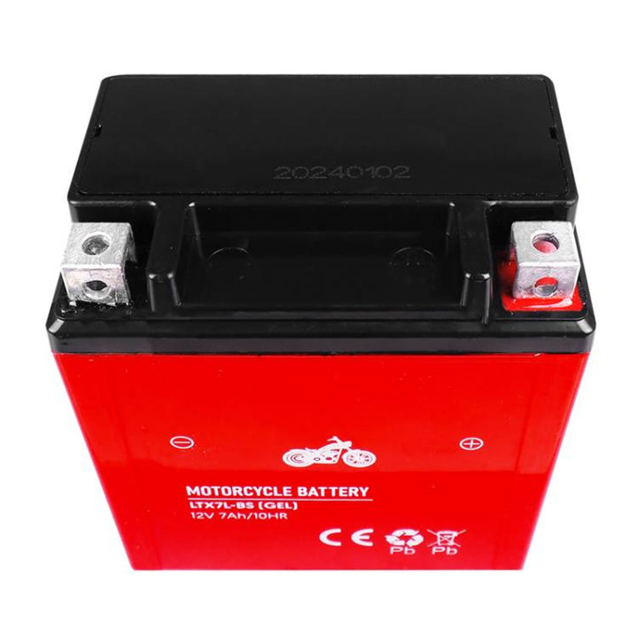 Batterie gel Lamex, Moto, 12V, 7Ah, LTX7L-BS
