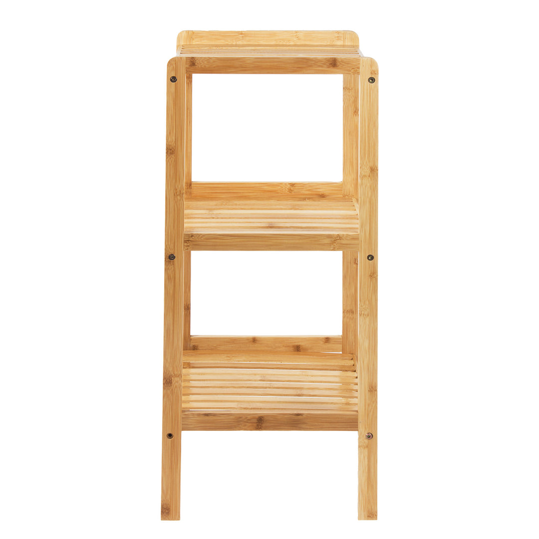 Armoire de salle de bain en bambou GreenBlue, 370x330x780mm, 3 étagères, GB321, 2 pièces