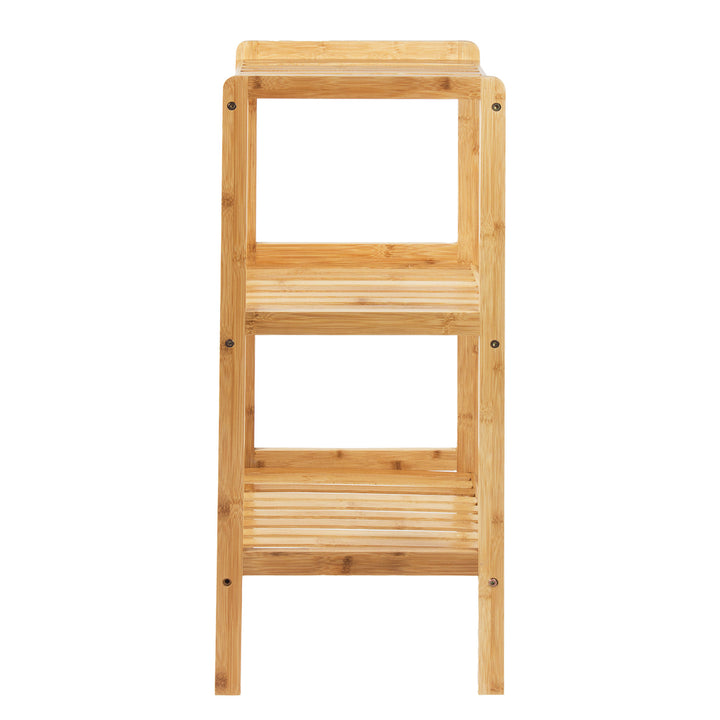 Armoire de salle de bain en bambou GreenBlue, 370x330x780mm, 3 étagères, GB321, 2 pièces