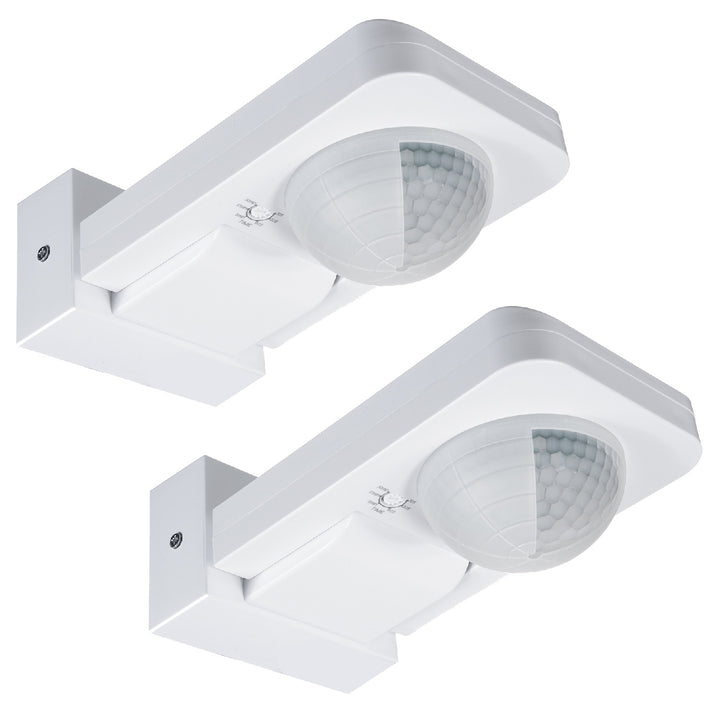 Détecteur de mouvement Maclean PIR, infrarouge, IP65, max 2000W, MCE243, 2 pièces