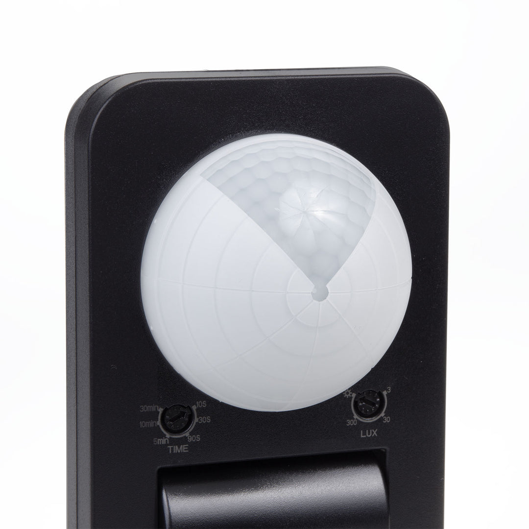 Détecteur de mouvement Maclean PIR, infrarouge, IP65, max 2000W, noir, MCE243 B, 2 pièces