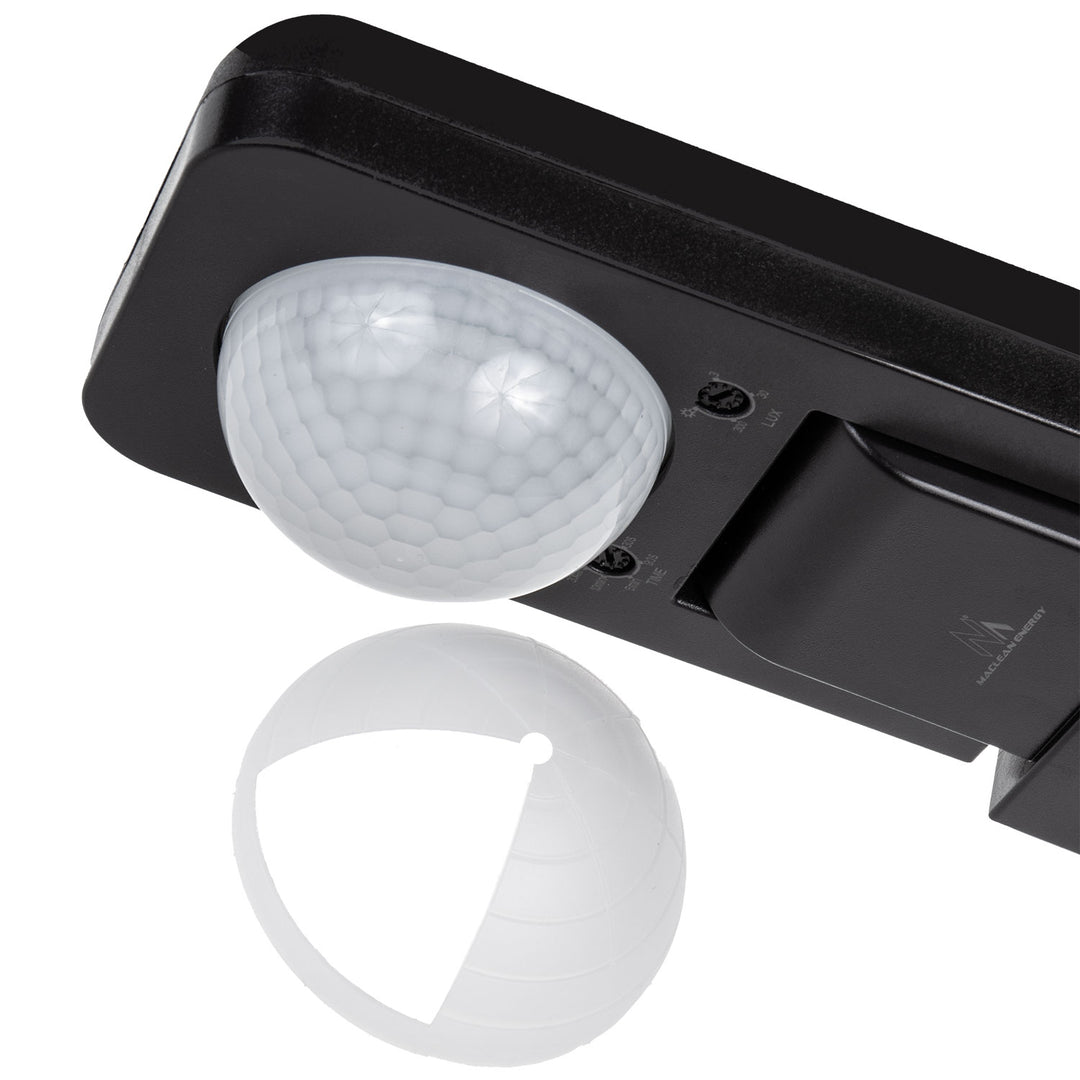 Détecteur de mouvement Maclean PIR, infrarouge, IP65, max 2000W, noir, MCE243 B, 2 pièces