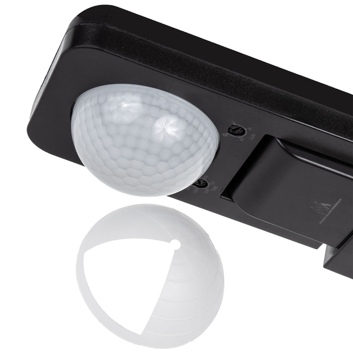 Détecteur de mouvement Maclean PIR, infrarouge, IP65, max 2000W, noir, MCE243 B, 2 pièces