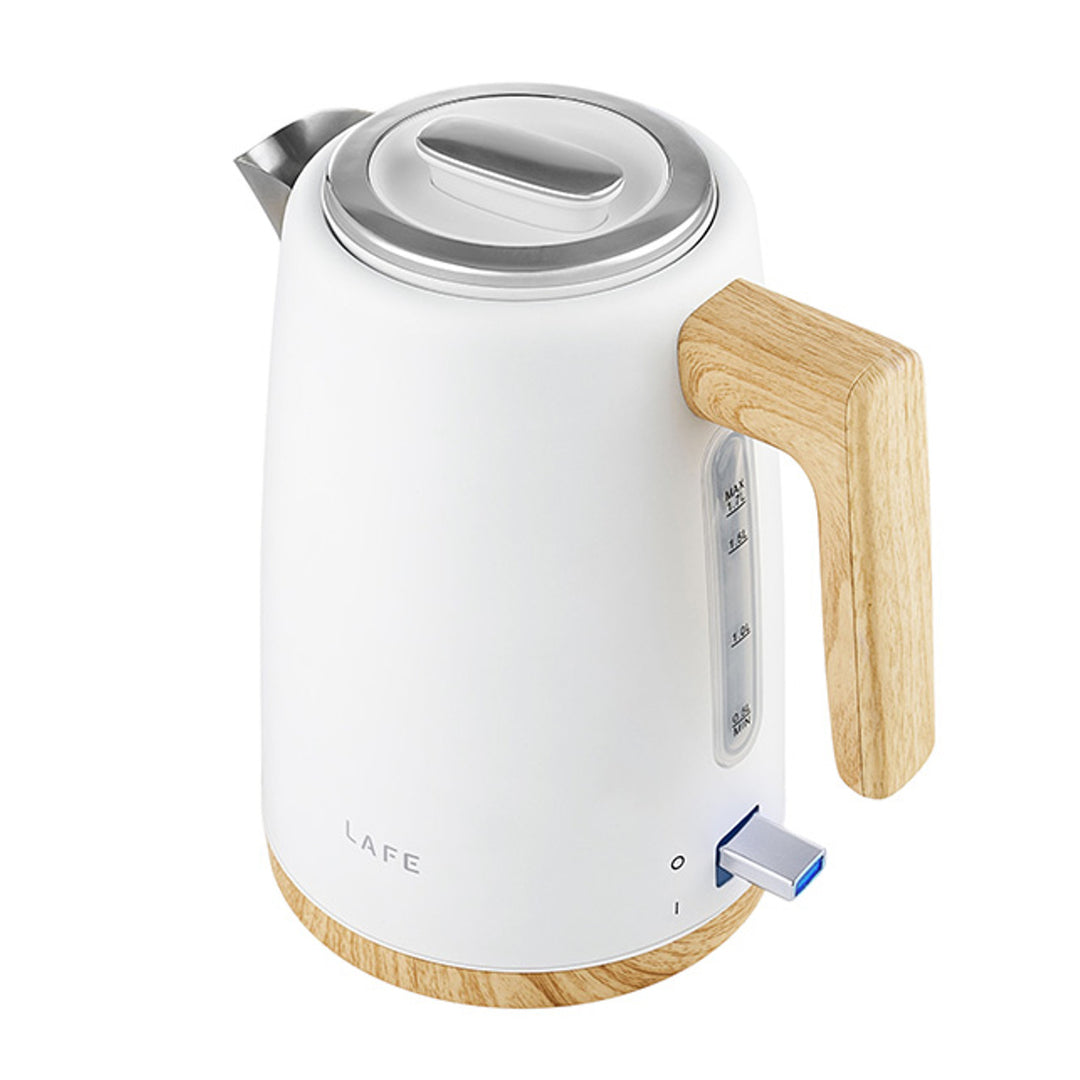 Bouilloire électrique Lafe, 2200W, capacité 1.7l, blanc, Scandi