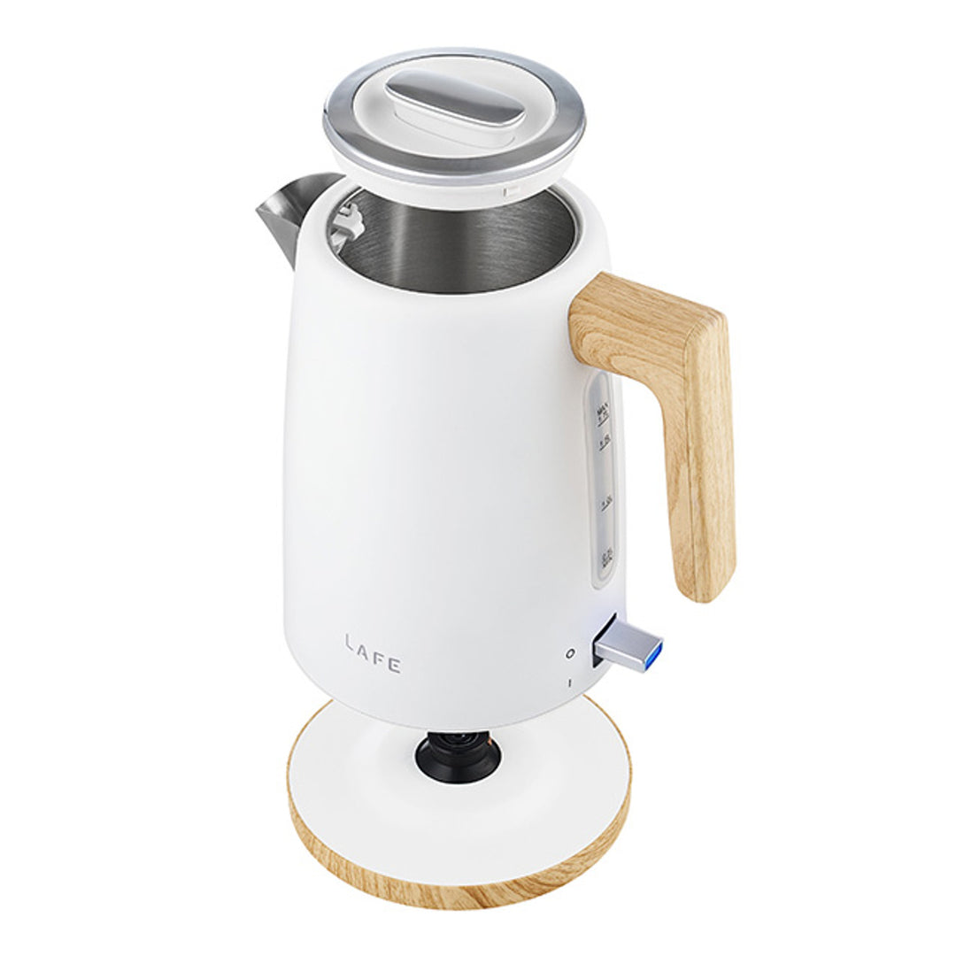 Bouilloire électrique Lafe, 2200W, capacité 1.7l, blanc, Scandi