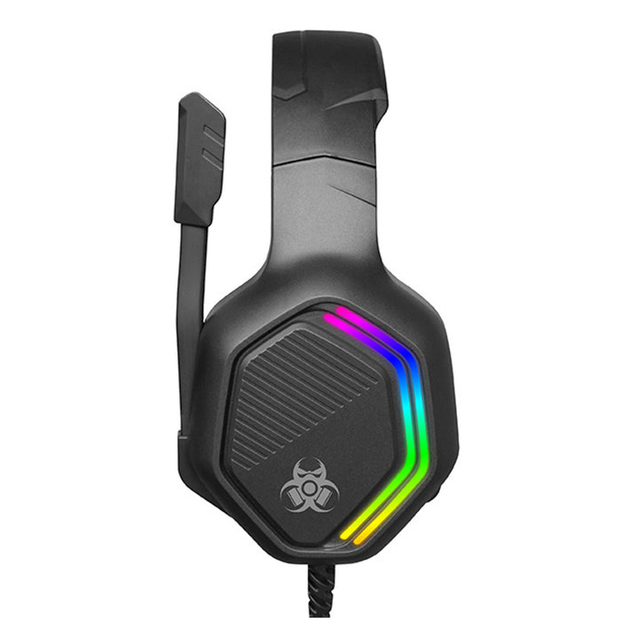Casque de jeu Tracer, rétroéclairage RGB, microphone pliable, Gamezone GZ X3