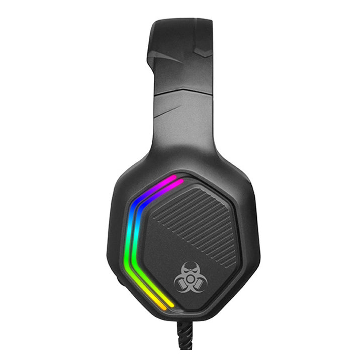 Casque de jeu Tracer, rétroéclairage RGB, microphone pliable, Gamezone GZ X3