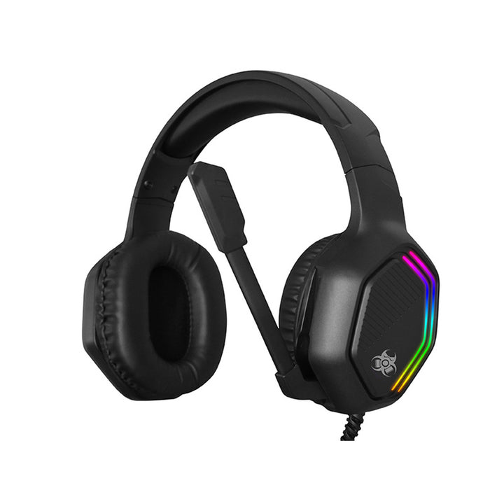 Casque de jeu Tracer, rétroéclairage RGB, microphone pliable, Gamezone GZ X3