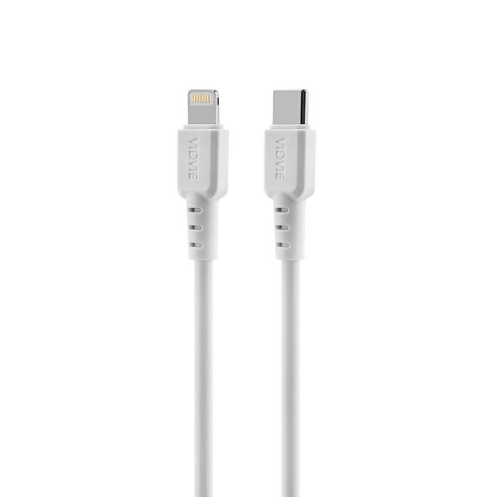 Chargeur secteur VIDVIE, 3A, 65W, 2x USB-C, 1x USB, câble USB-C/Iphone, PLE262