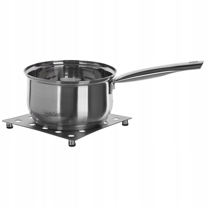 Batterie de cuisine 9 pièces Maestro 1,5L, 2L, 3L, 5L, acier inoxydable, lavable au lave-vaisselle, convient à tous les types de cuisinières, plaque chauffante, MR-2021