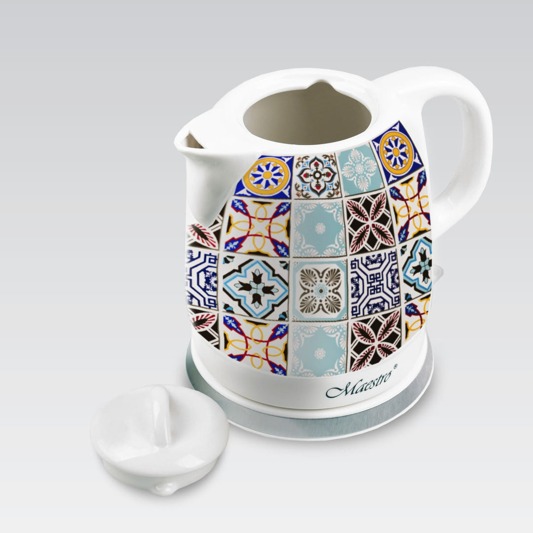 Bouilloire céramique Maestro, sans fil, 1200W, capacité 1.5l, MR-066-Porto