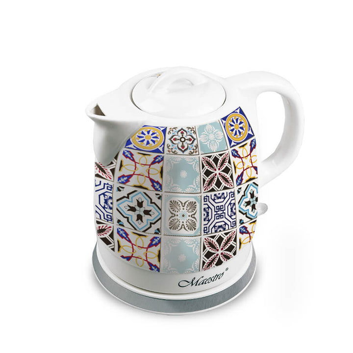 Bouilloire céramique Maestro, sans fil, 1200W, capacité 1.5l, MR-066-Porto