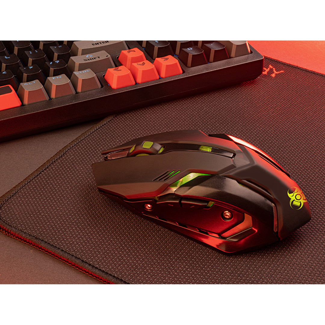 Souris de jeu Tracer, sans fil, batterie 500mAh, 3200 DPI, Gamezone Rocky RF Nano