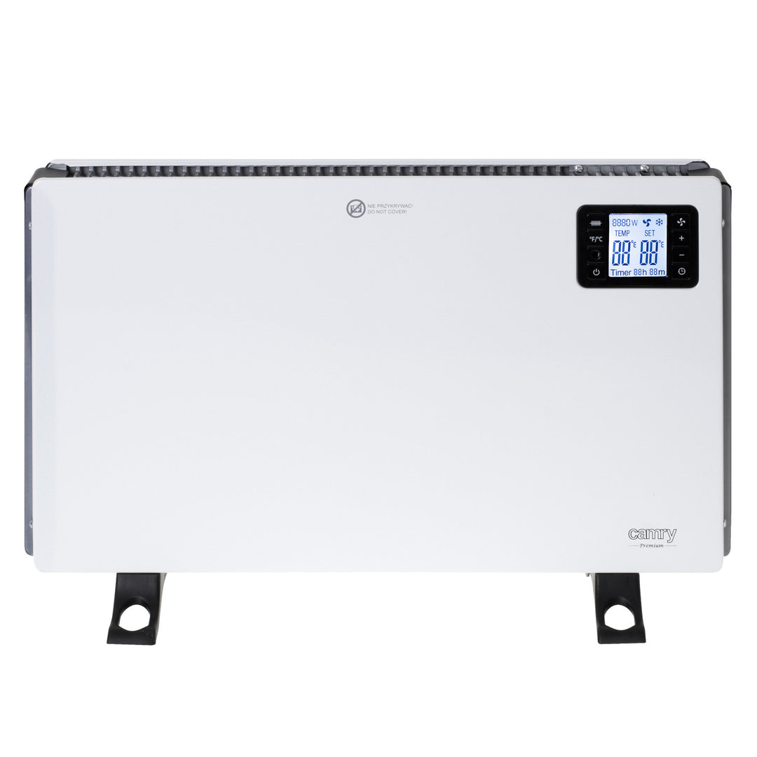 Camry convector, 2000W vermogen, LCD-scherm, afstandsbediening, timer, thermostaat, CR 7739