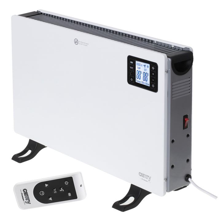 Camry convector, 2000W vermogen, LCD-scherm, afstandsbediening, timer, thermostaat, CR 7739