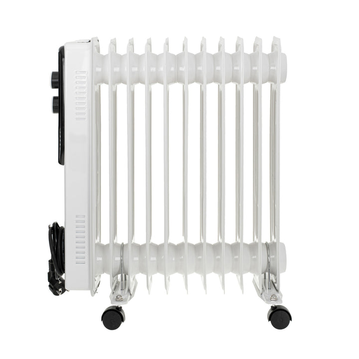 Adler oliekachel, 11 ribben, 2500W vermogen, 3 verwarmingsstanden, wit, AD 7817