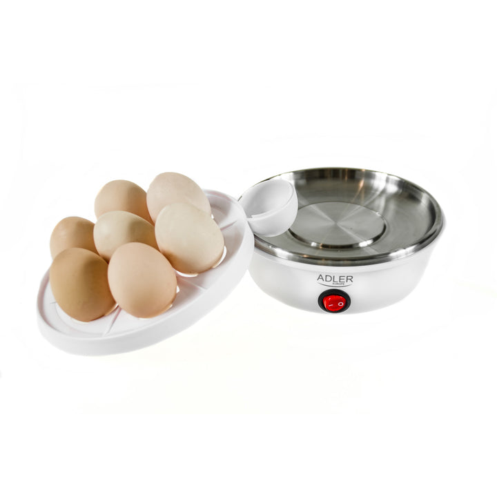 Adler Automatische eierkoker, voor 7 eieren, 450W, wit, AD 4459