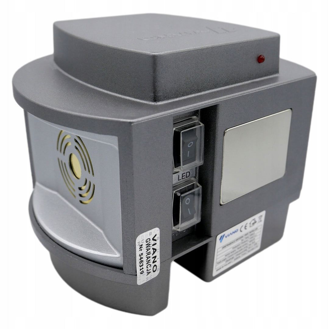 Draadloze Viano-afweer tegen knaagdieren en muizenmarters, IP44, 4Ah Li-ion oplaadbare batterij, LED-modus, Trio