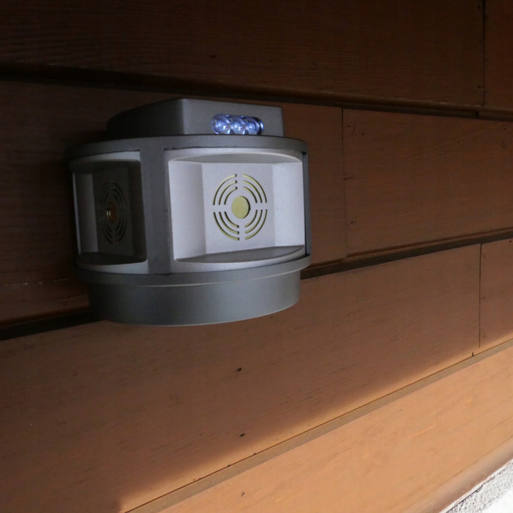Draadloze Viano-afweer tegen knaagdieren en muizenmarters, IP44, 4Ah Li-ion oplaadbare batterij, LED-modus, Trio