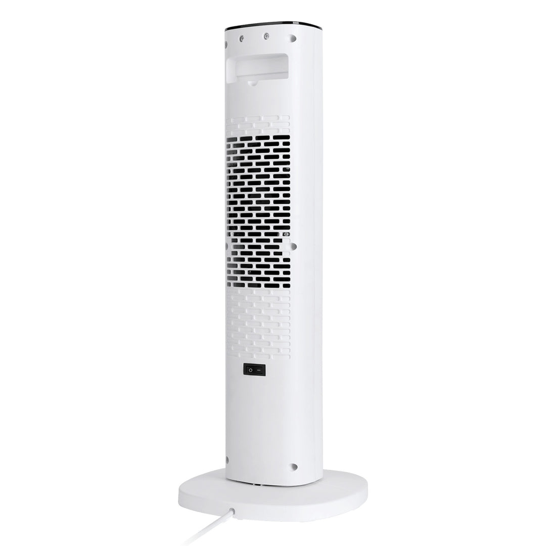 Colonne chauffante Teesa, avec fonction imitation cheminée, trois modes de fonctionnement, deux niveaux de chauffage, télécommande, TSA8052