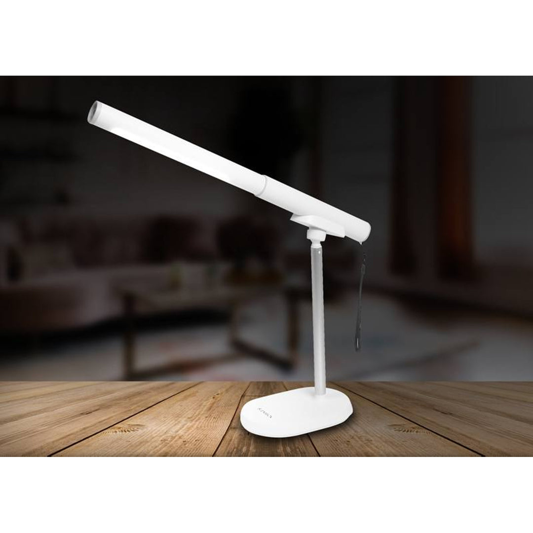 Svensson 2-in-1 bureaulamp/zaklamp, 8W vermogen, USB-C-opladen, helderheidsregeling, LXBL1021B.
