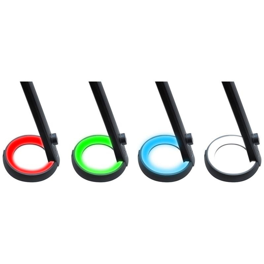 Svensson Bureaulamp, 450 lumen, 8W vermogen, drie lichttemperaturen, oplaadfunctie voor mobiele apparaten, RGB-voet, LXBL1063