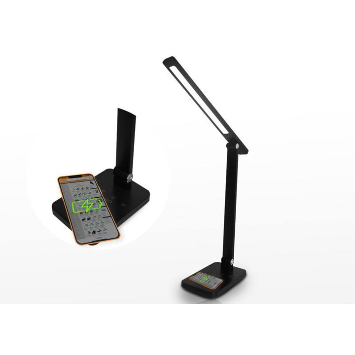 Lampe de bureau LTC, LED 10W, trois températures de lumière, charge inductive, écran tactile, LXL0099C