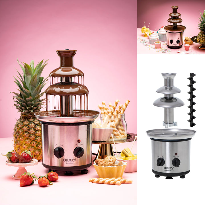 Fontaine à chocolat Camry, capacité 650ml, puissance 320W, CR 4488