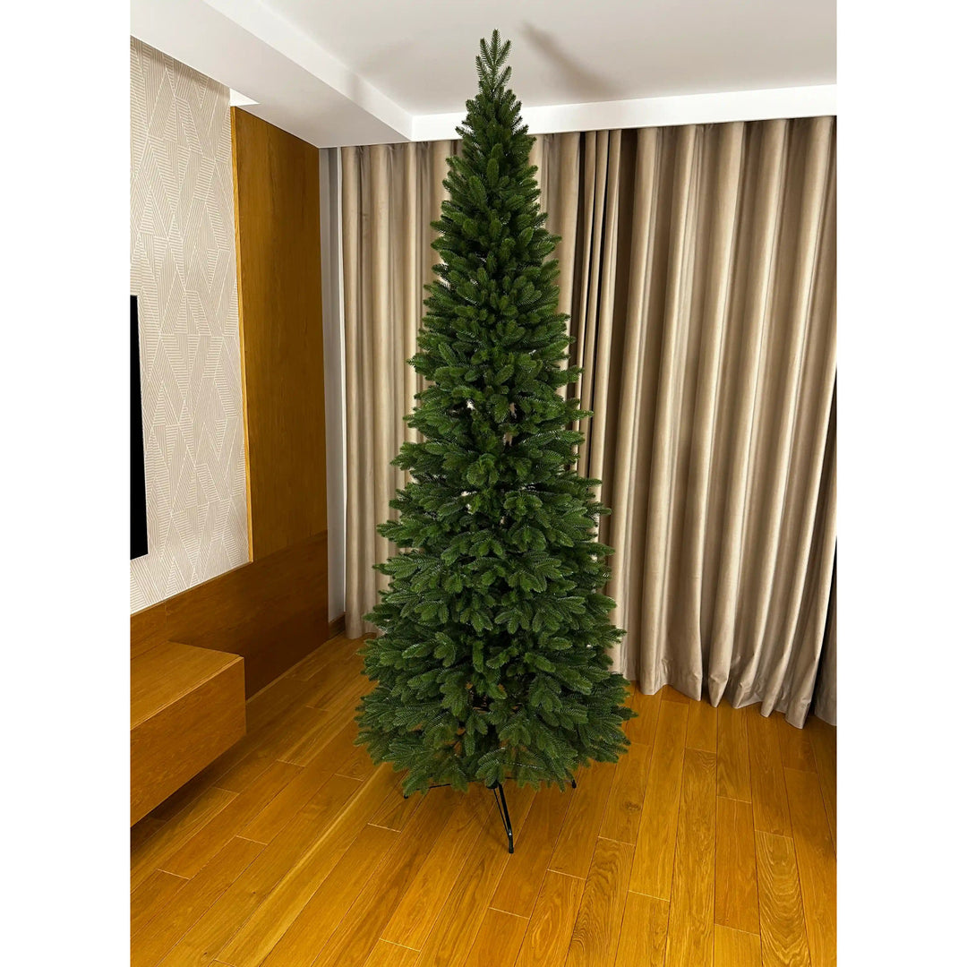 Arbre de Noël artificiel, colonne épicéa, branches PE, hauteur 240 cm