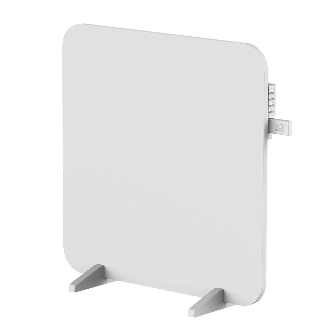 Chauffage infrarouge Cronos, 450W, avec thermostat et télécommande, réglable de 10°C à 50°C, faible perte d'énergie, Titanium CR-500