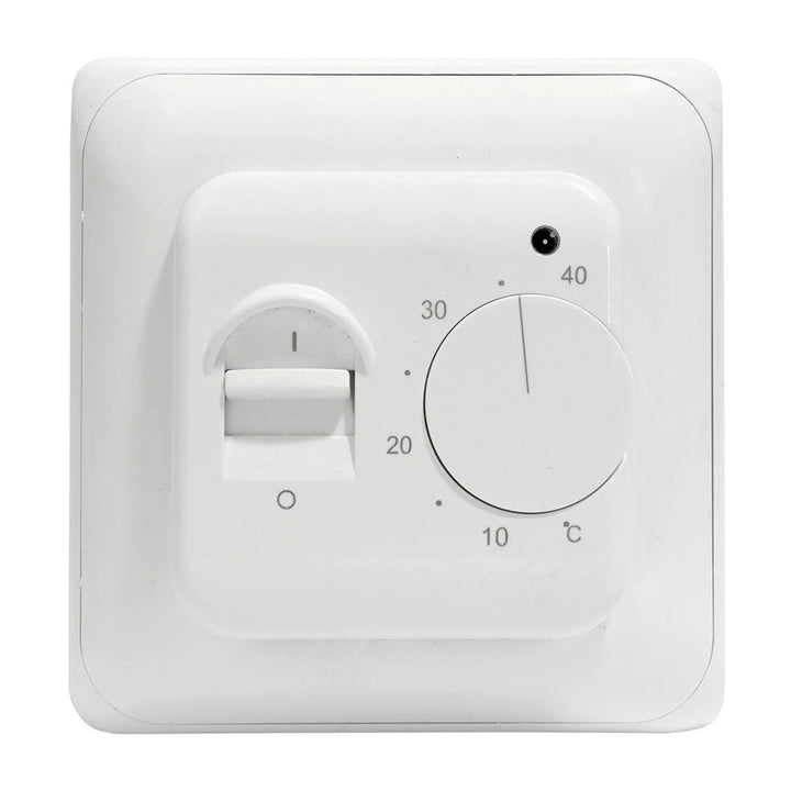 Thermostat pour film, tapis chauffant Cronos, plage 5°C - 40°C, montage encastré, sonde NTC 3 mètres, AC308/M5