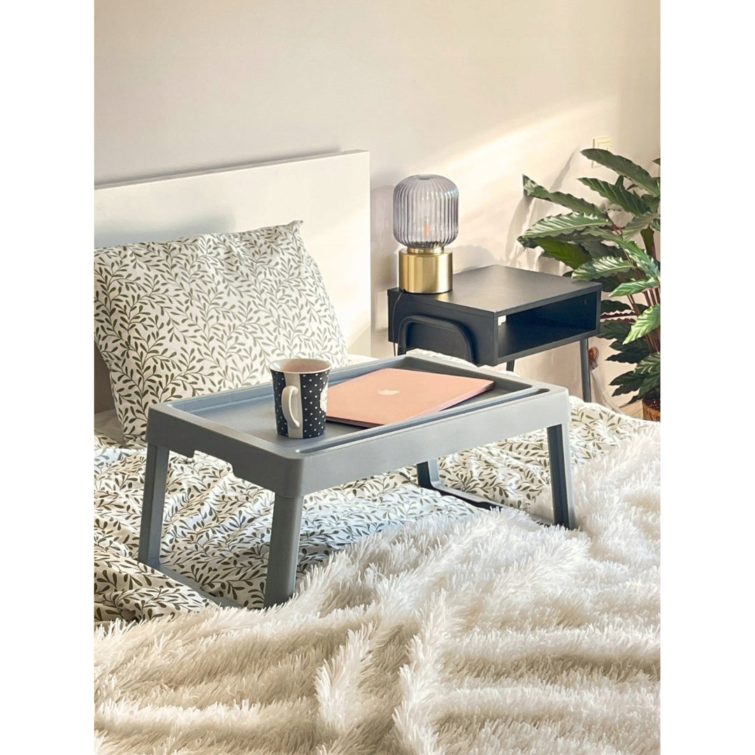 Table pliante Practic, portable, pour lit de jardin, plateau de petit déjeuner, couleur cappuccino, 56120722