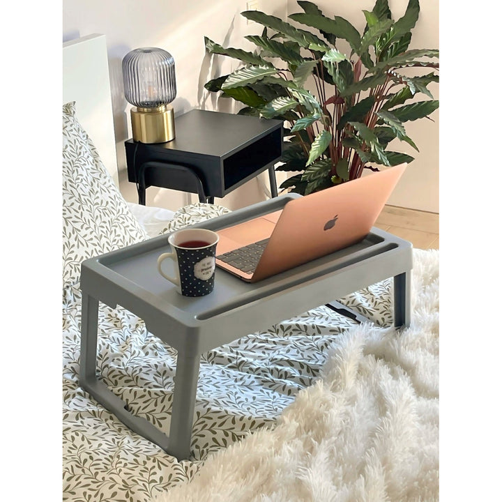 Table pliante Practic, portable, pour lit de jardin, plateau de petit déjeuner, couleur cappuccino, 56120722
