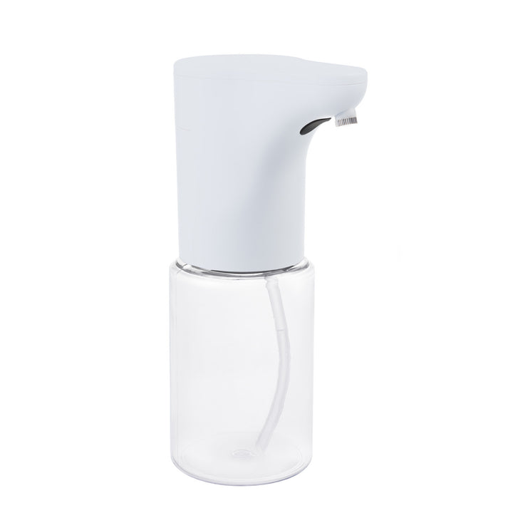 Distributeur automatique Promedix, récipient pour savons liquides, désinfectants liquides, 300ml, blanc, PR-540 W + 4 piles Varta Industrial AA