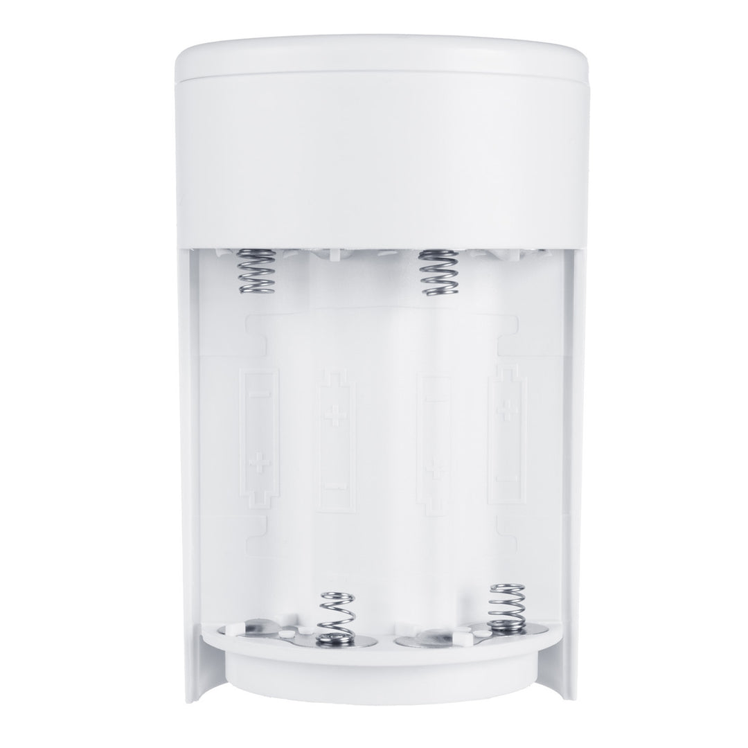 Distributeur automatique Promedix, récipient pour savons liquides, désinfectants liquides, 300ml, blanc, PR-540 W + 4 piles Varta Industrial AA