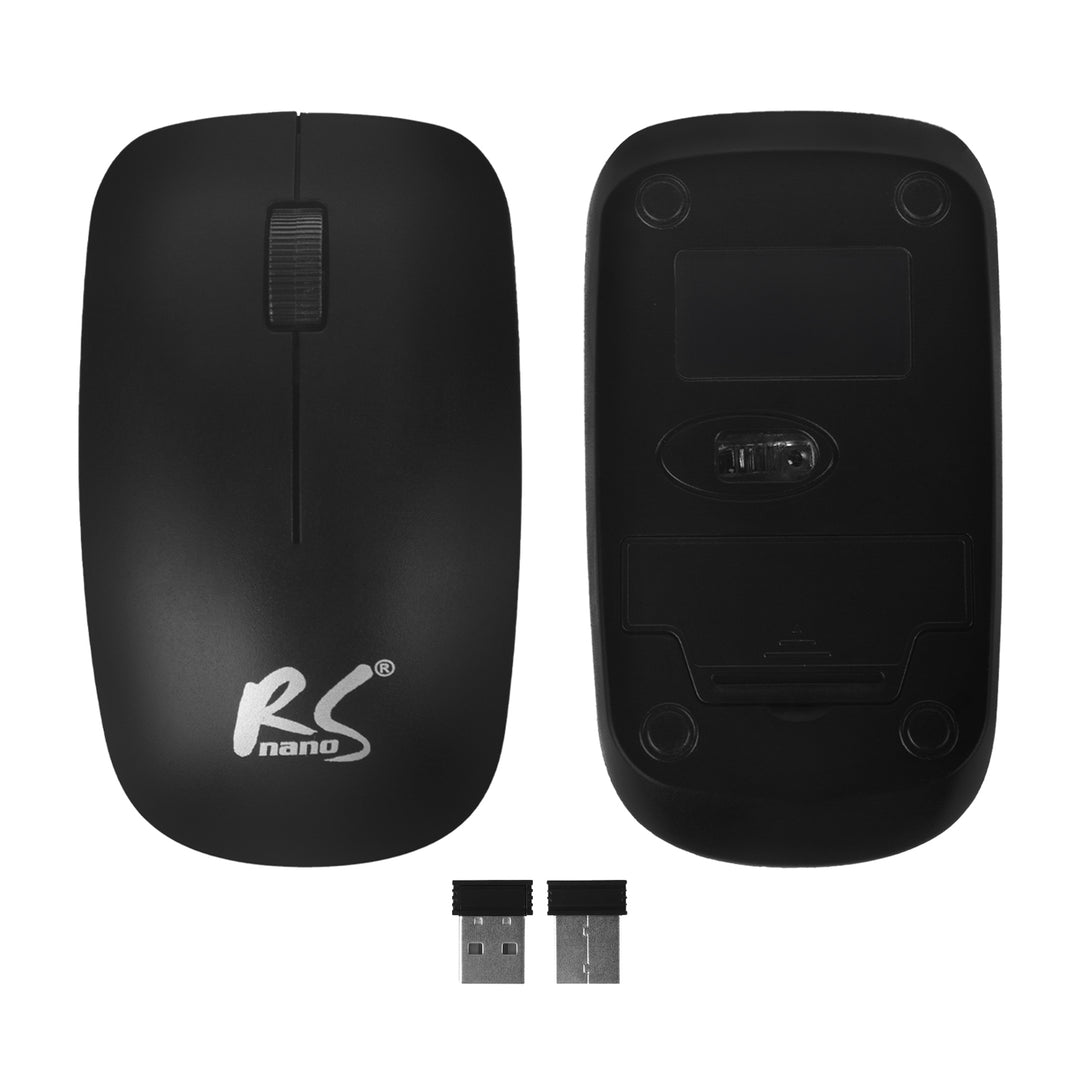 Clavier + souris sans fil COMBO NanoRS, RS580 + 2 piles alcalines AAA Varta Industrial