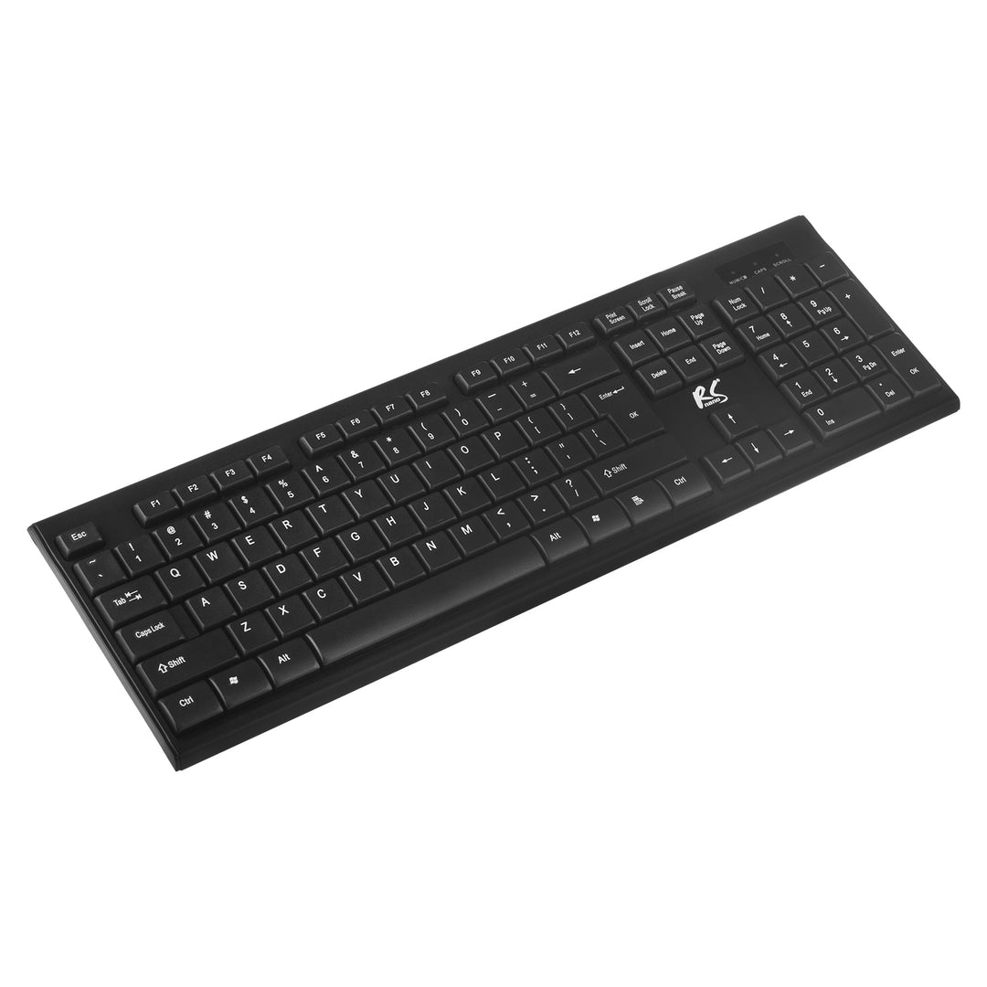 Clavier + souris sans fil COMBO NanoRS, RS580 + 2 piles alcalines AAA Varta Industrial