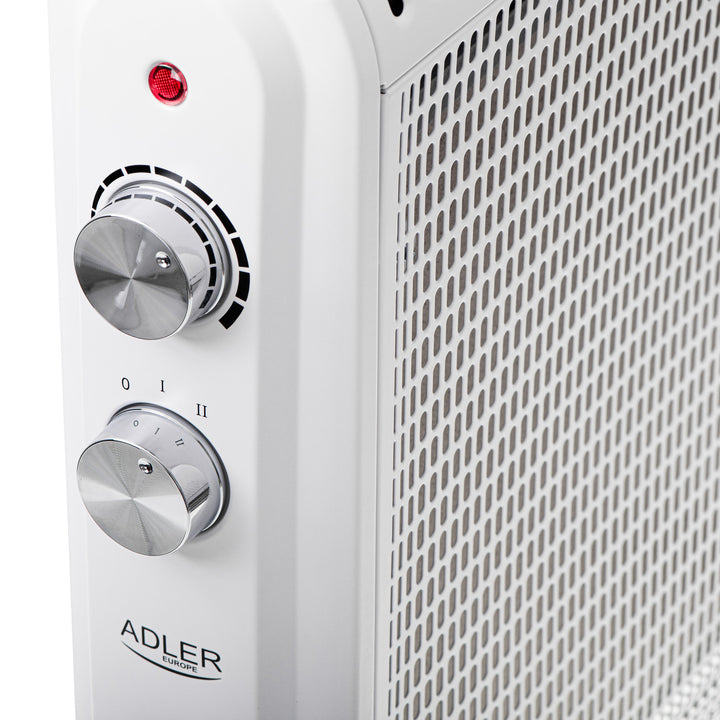 Convecteur de chauffage, sur roulettes, 2 niveaux de puissance, max 2000W, thermostat, AD 7750