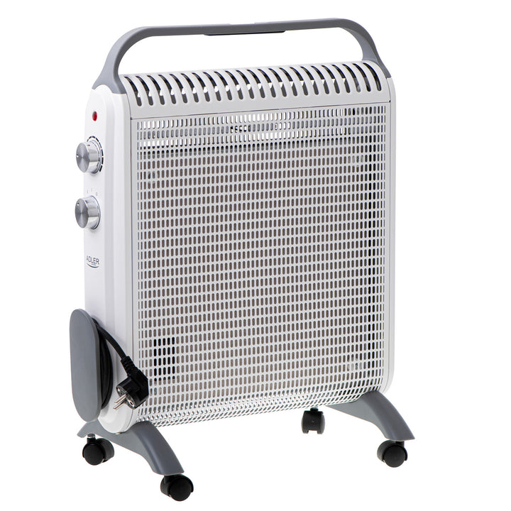 Convecteur de chauffage, sur roulettes, 2 niveaux de puissance, max 2000W, thermostat, AD 7750