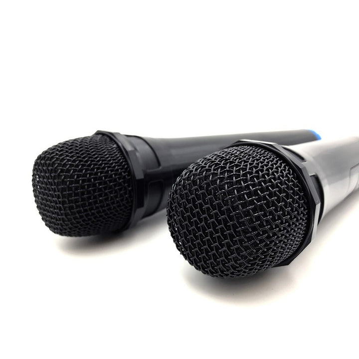 Deux microphones sans fil avec récepteur USB pour haut-parleur avec fonction karaoké, Mediatech MT395