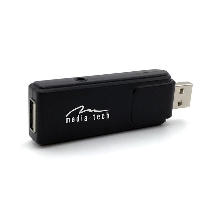 Deux microphones sans fil avec récepteur USB pour haut-parleur avec fonction karaoké, Mediatech MT395