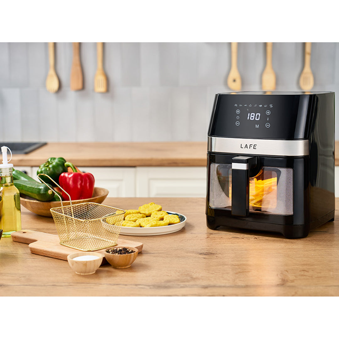 Friteuse sans graisse Lafe, 1500W, 7 programmes, écran LCD, MasterFry