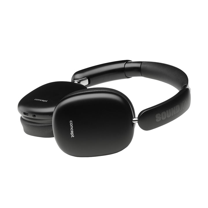 Casque intra-auriculaire sans fil Concept SoundJoy, jusqu'à 70 heures d'autonomie, Bluetooth 5.4, chargement rapide, annulation active du bruit jusqu'à 33 dB, noir, HS4060